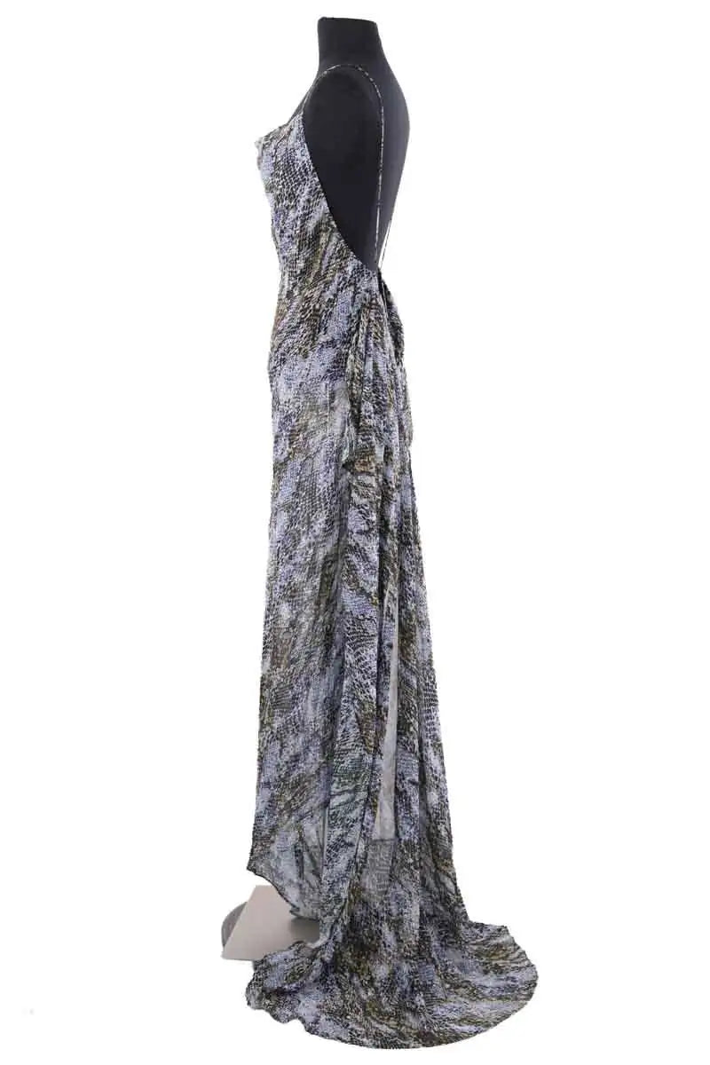 Robe Christopher Esber Bleu en Soie