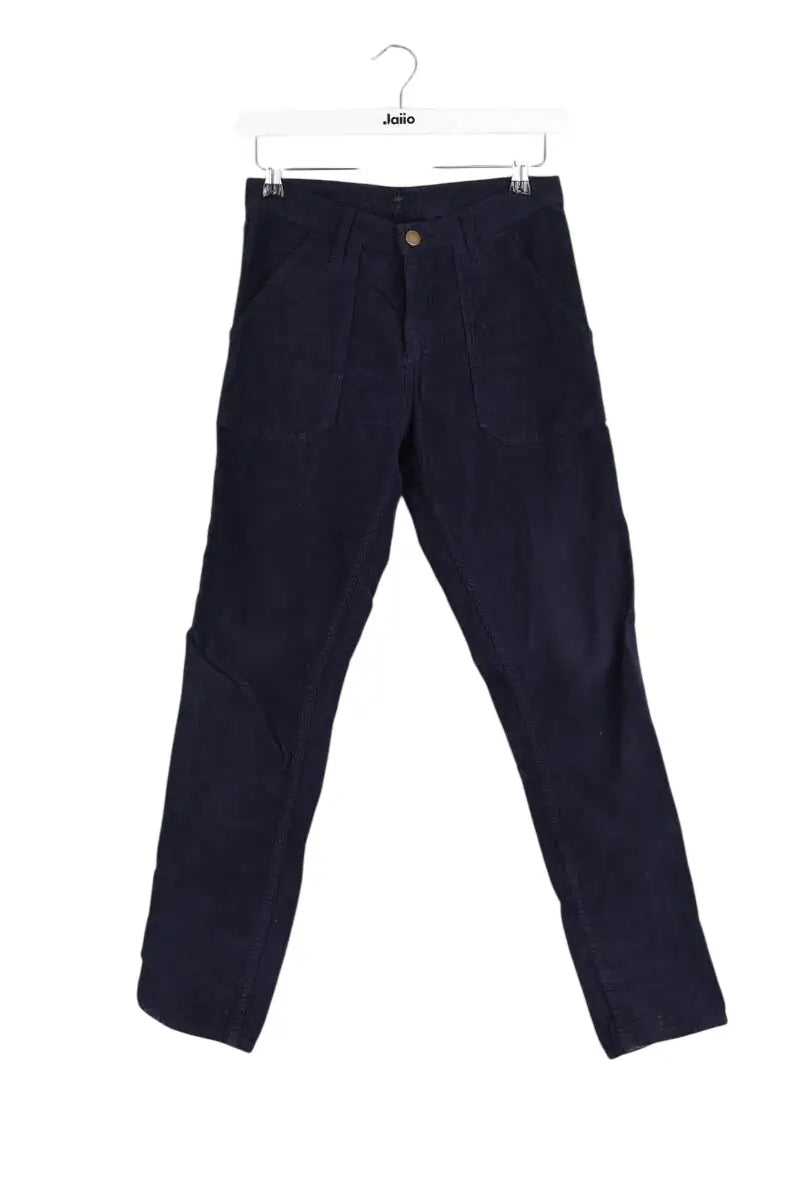 Pantalon court Ba&Sh Marine en Velours, taille XS - Seconde Main