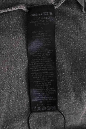 T-shirt Zadig & Voltaire Anthracite en Coton