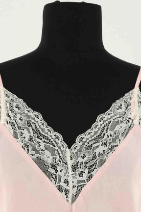 Top sans manche Maje Rose en Synthétique