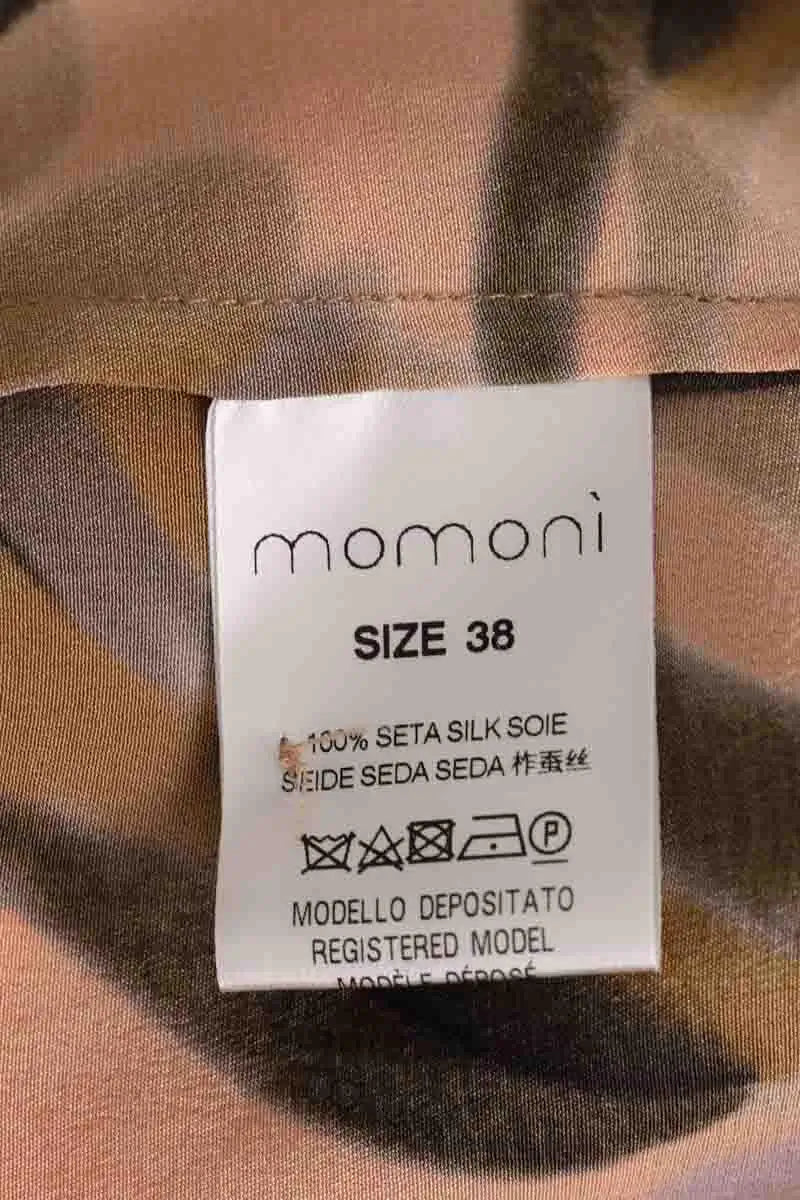Chemise Momoni Beige en Soie