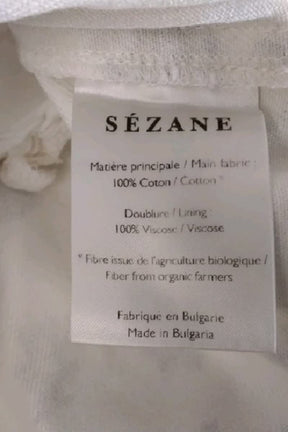 Mini jupe Sézane  Blanc