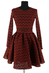 Robe Maje Rouge en Synthétique, taille S - Seconde Main