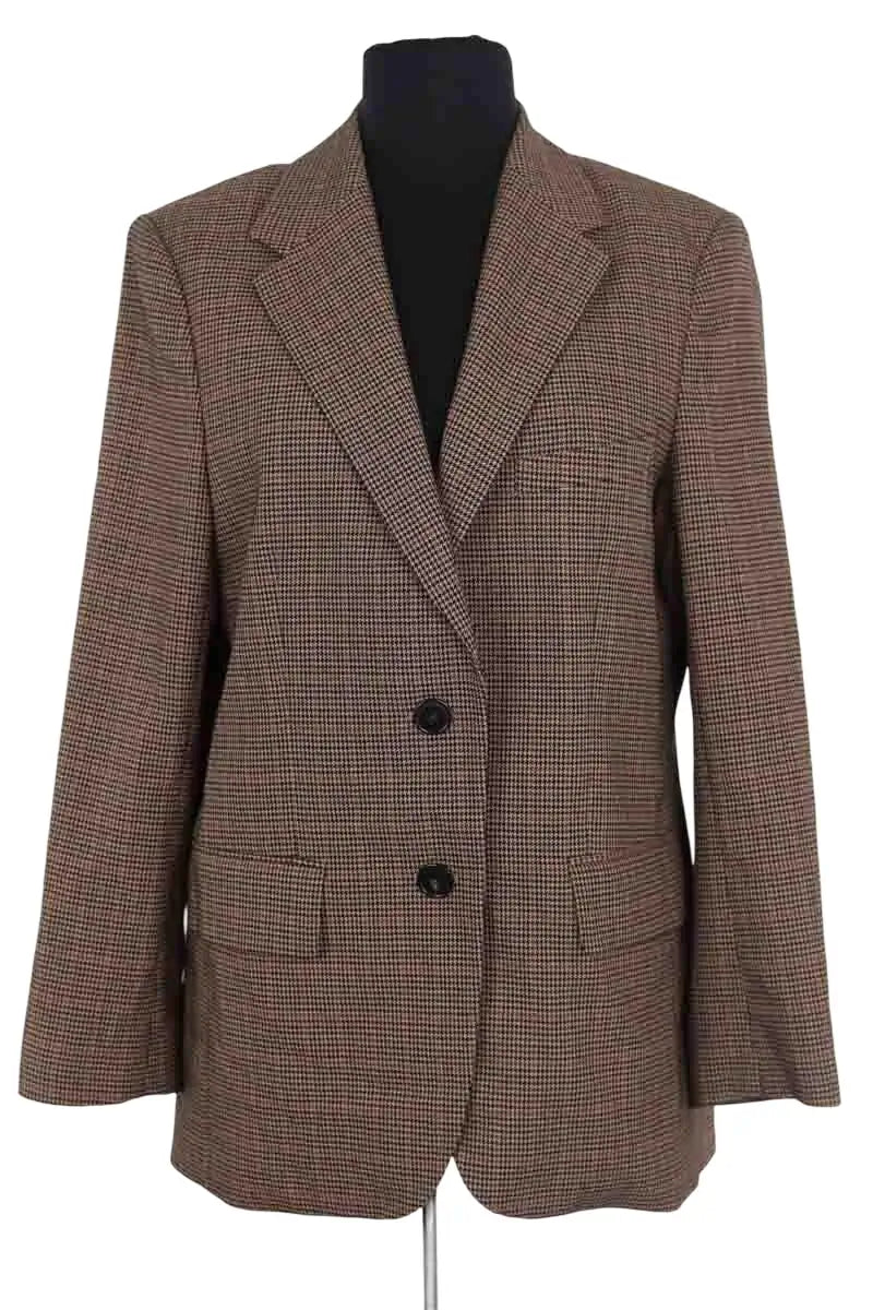 Blazer Gerard Darel Camel en Viscose, taille L - Seconde Main