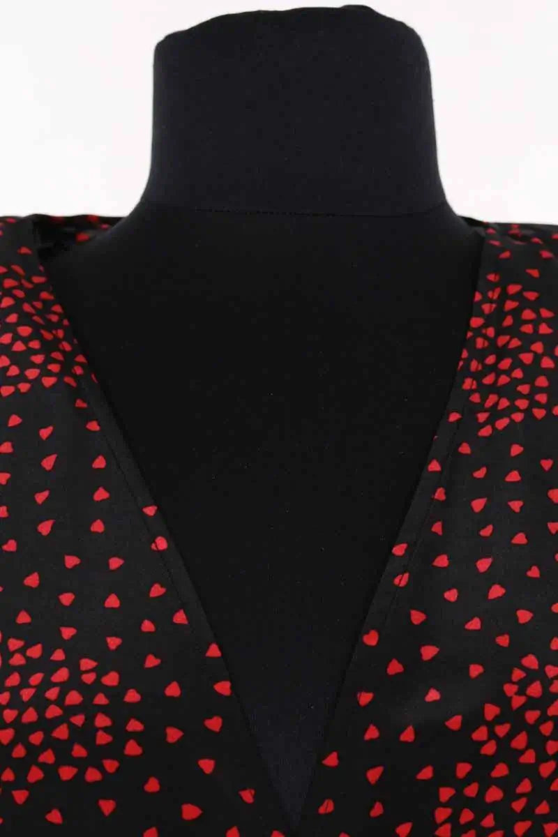 Robe The Kooples Noir en Soie