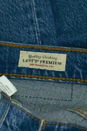 Jean droit Levi's Bleu en Coton