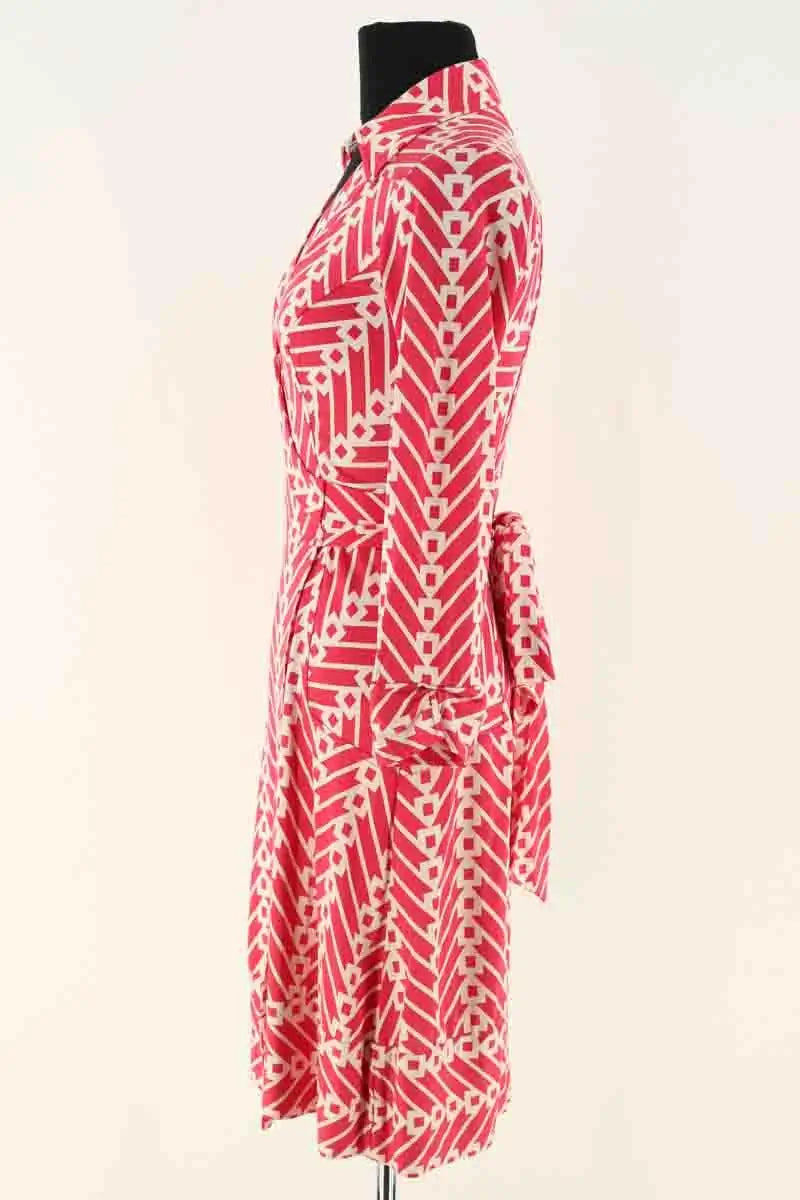 Robe Diane Von Furstenberg Rose en Soie