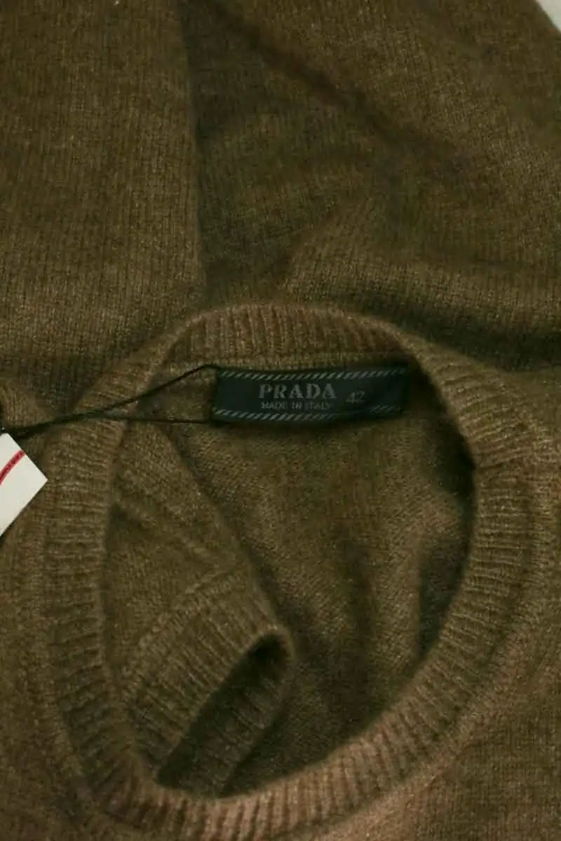 Pull Prada Marron en Cachemire