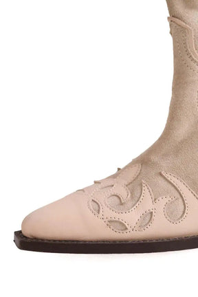 Boots Toral Beige en Daim