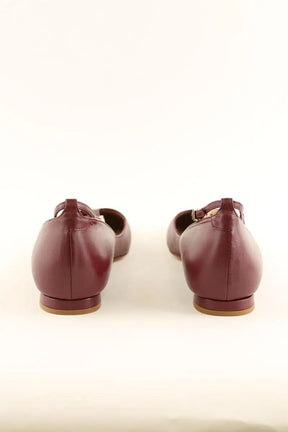Ballerines LK Bennett Minna Bordeaux en Cuir