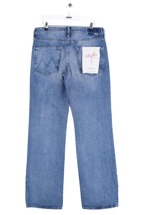 Jean droit Mother The Reifler Early Blue Bleu en Coton