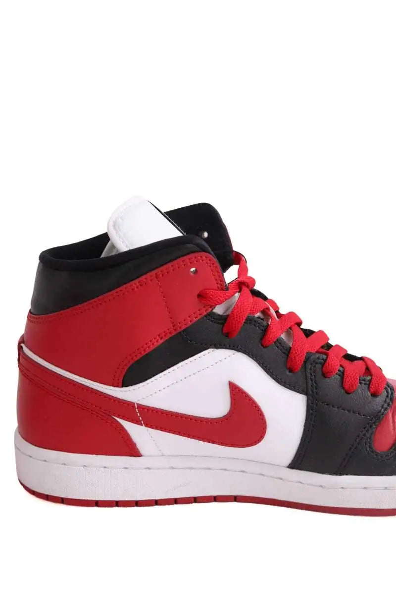 Baskets hautes Nike Rouge en Cuir