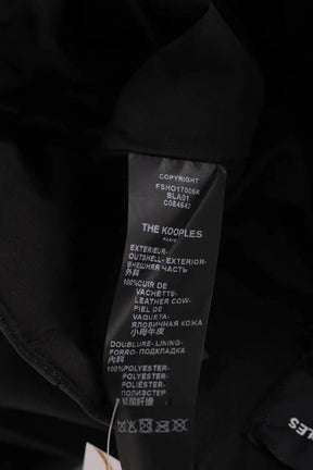 Mini short The Kooples Noir en Cuir