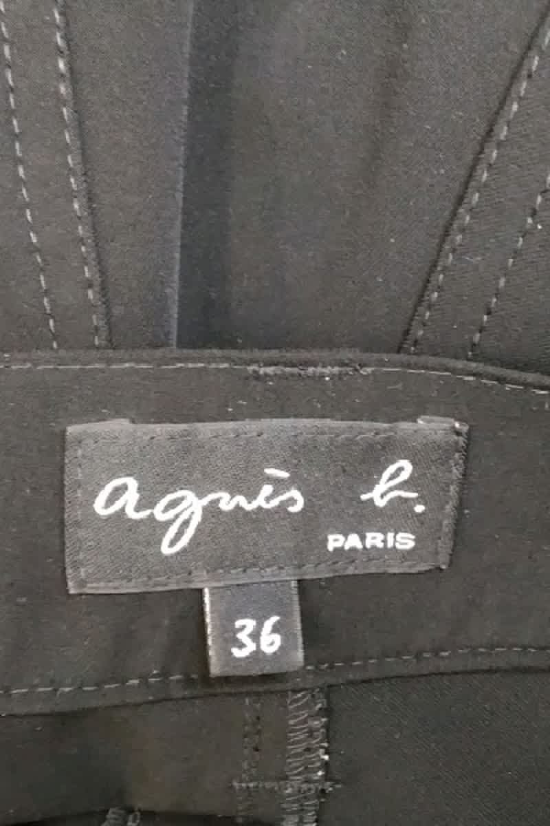 Pantalon droit Agnès B.  Noir