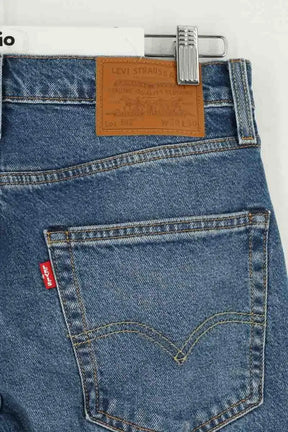 Jean droit Levi's 502 Bleu en Coton