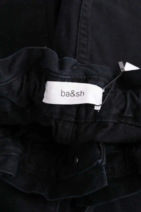 Jean droit Ba&Sh Noir en Coton