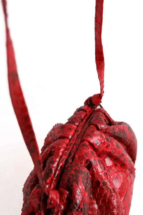 Mini sac Sista Rouge en Cuir