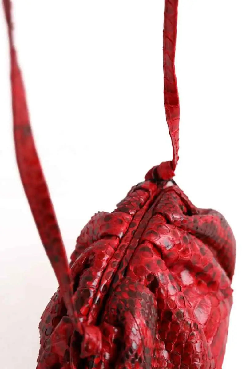 Mini sac Sista Rouge en Cuir