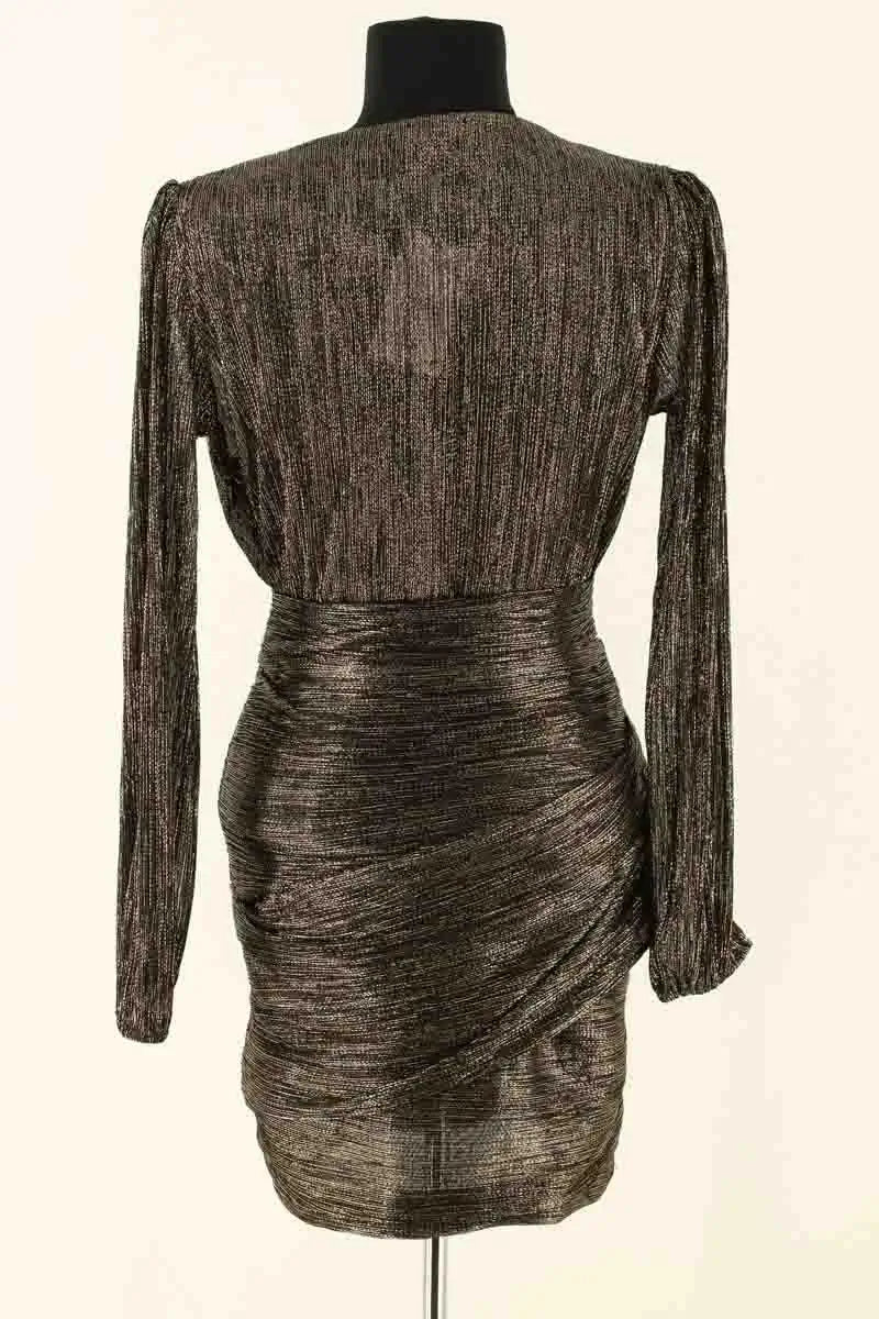 Robe Maje Doré en Synthétique