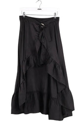 Jupe Sandro Noir en Synthétique, taille S - Seconde Main