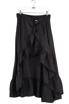 Jupe Sandro Noir en Synthétique, taille S - Seconde Main