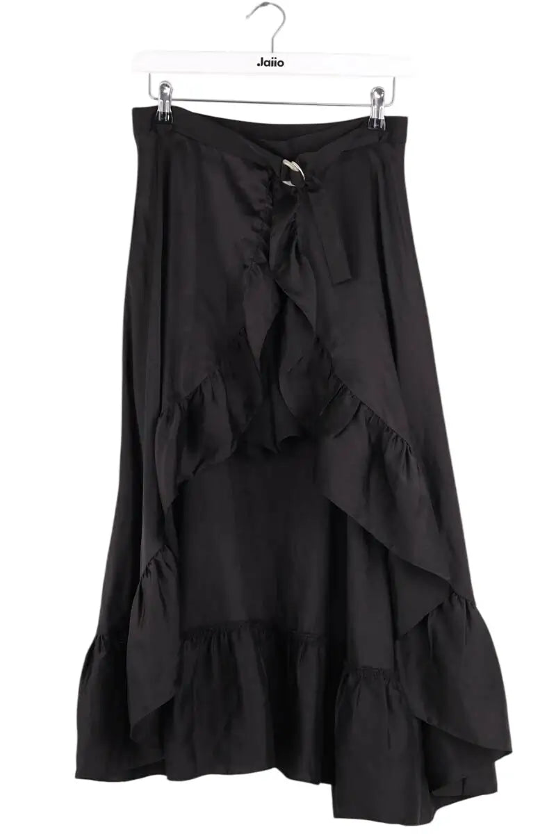 Jupe Sandro Noir en Synthétique, taille S - Seconde Main