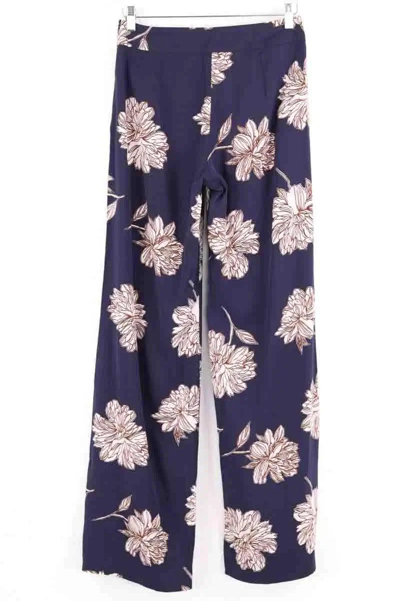 Pantalon droit Marella Bleu en Viscose