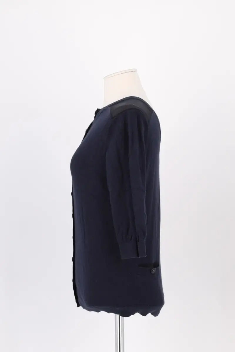 Cardigan The Kooples Marine en Coton