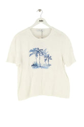 T-shirt Gerard Darel Blanc en Coton, taille L - Seconde Main