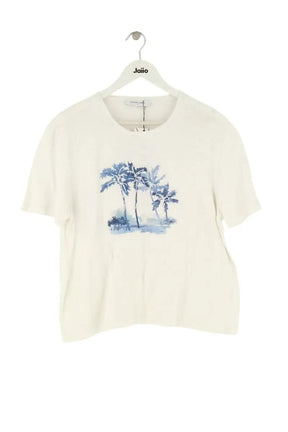 T-shirt Gerard Darel Blanc en Coton, taille L - Seconde Main