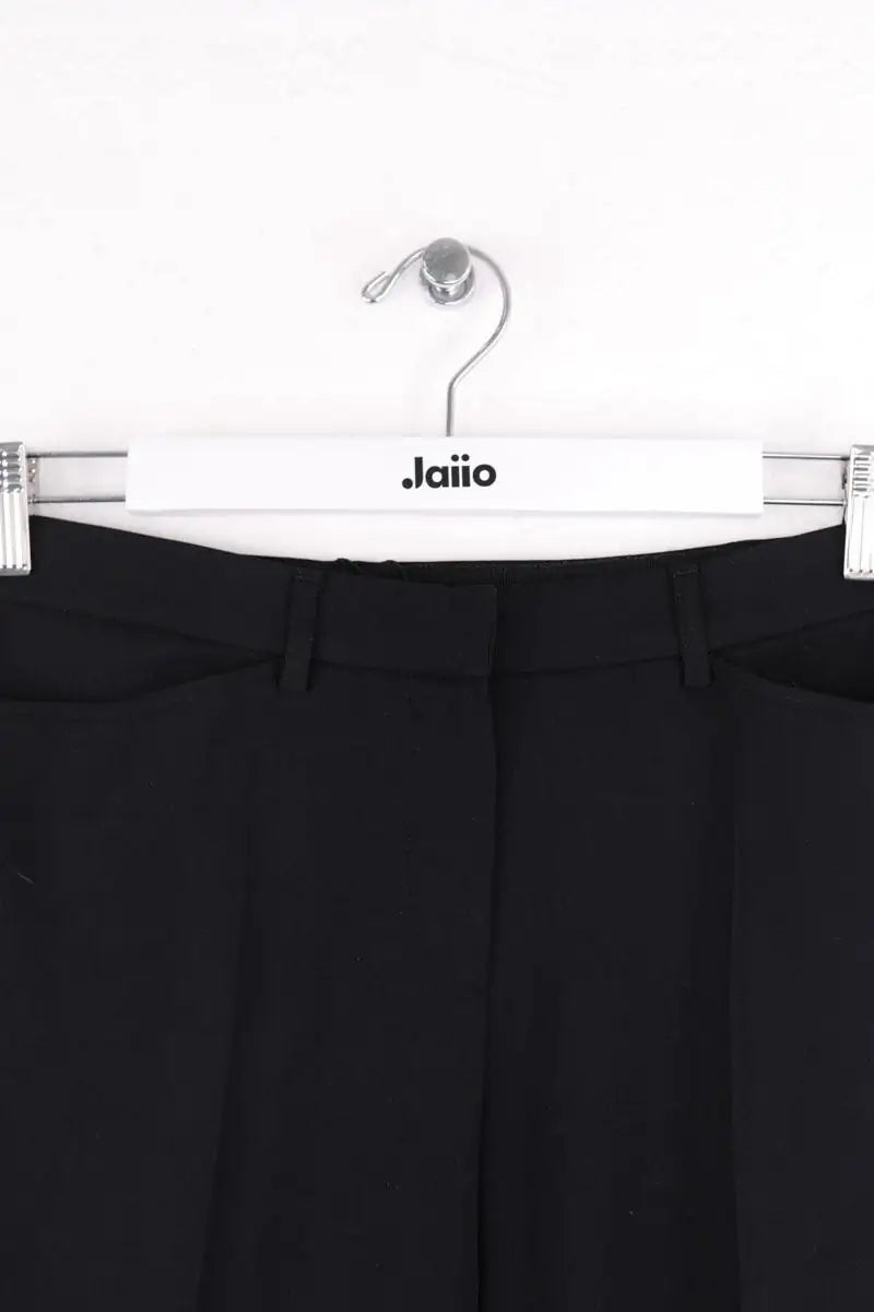 Pantalon droit Emporio Armani Noir en Laine