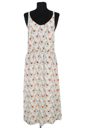 Robe Des Petits Hauts Blanc en Soie, taille S - Seconde Main
