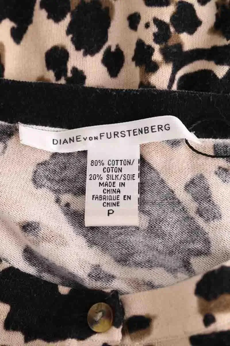 Cardigan Diane Von Furstenberg Beige en Coton