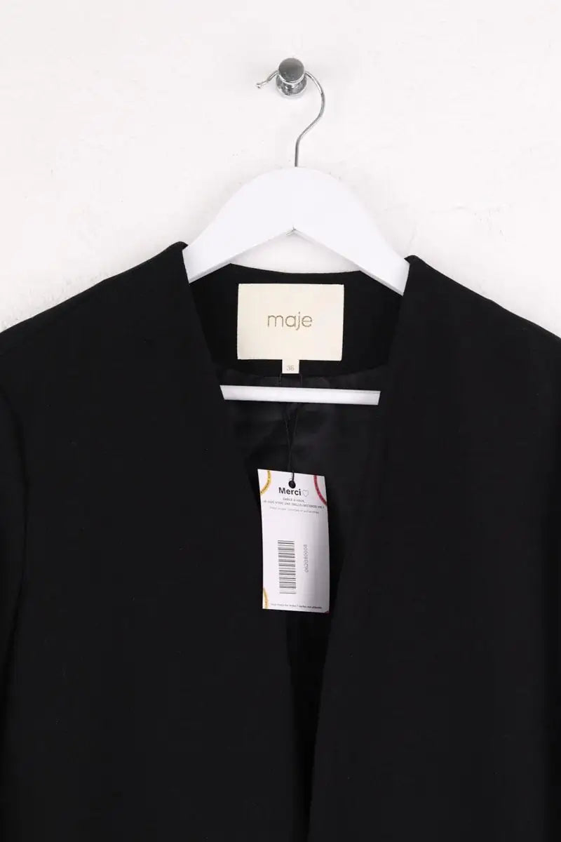 Veste Maje Noir en Coton