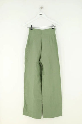 Pantalon Sézane Vert en Lin