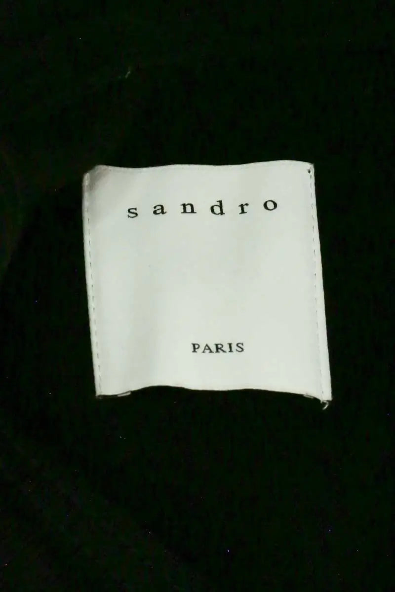 Cardigan Sandro Noir en Viscose