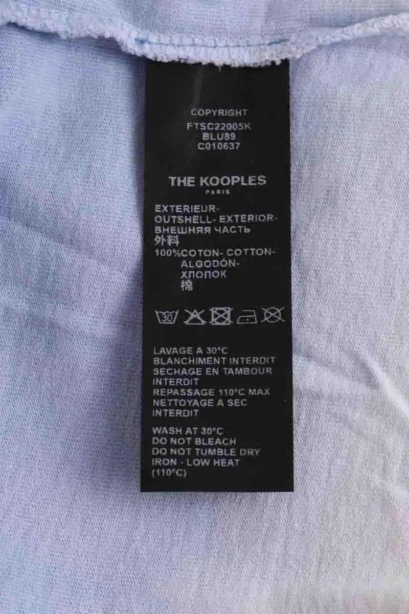 T-shirt The Kooples Bleu en Coton