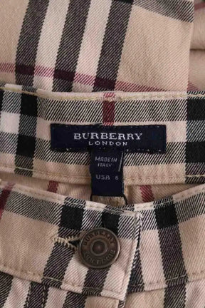 Pantalon Burberry Beige en Coton