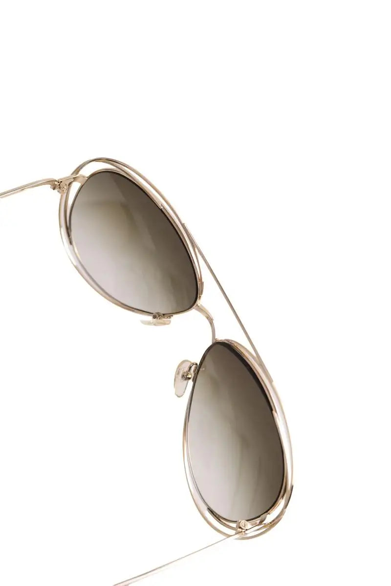 Lunettes de protection Chloé Doré en Métal