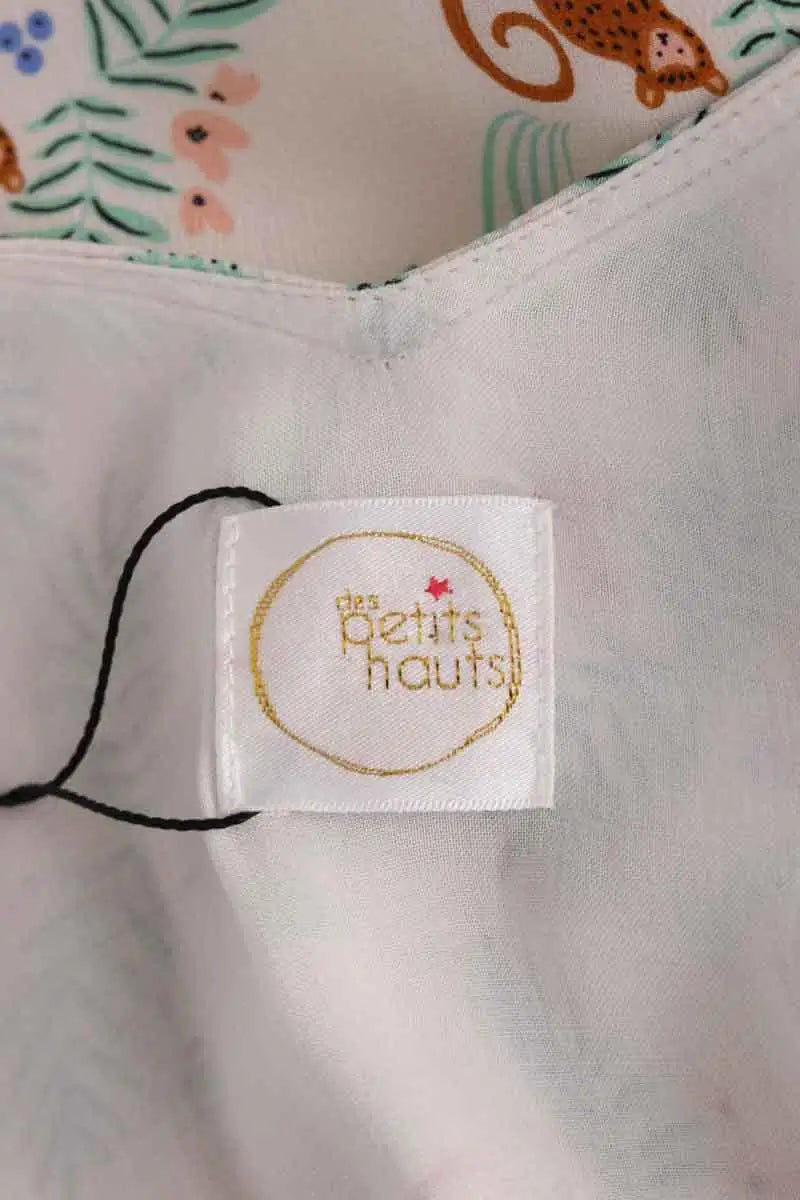 Robe Des Petits Hauts Blanc en Soie