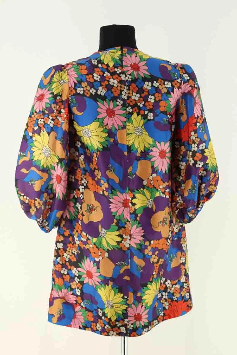 Robe Soeur Leopoldine Multicolore en Soie