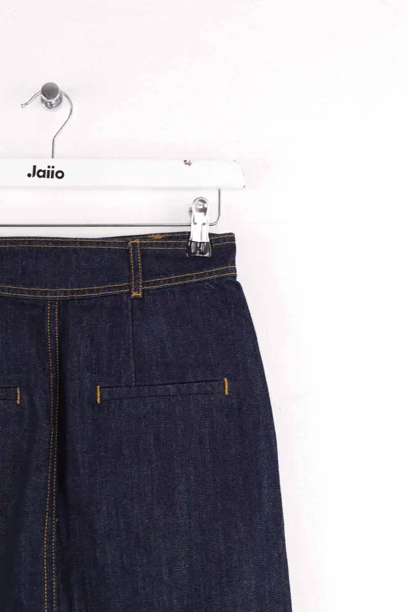 Mini jupe Maje Bleu en Coton