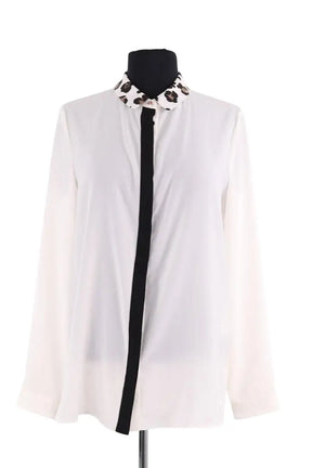 Chemise Claudie Pierlot Blanc en Synthétique, taille M - Seconde Main