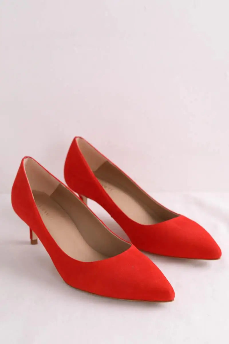 Talons LK Bennett Audrey Rouge en Daim