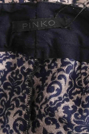Pantalon slim Pinko Bleu en Synthétique