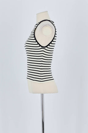 Top sans manche Maje  Blanc