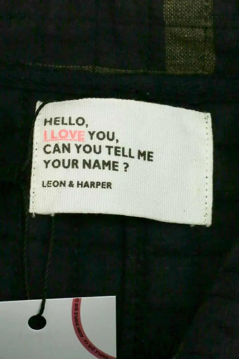 Surchemise Leon & Harper Noir en Coton