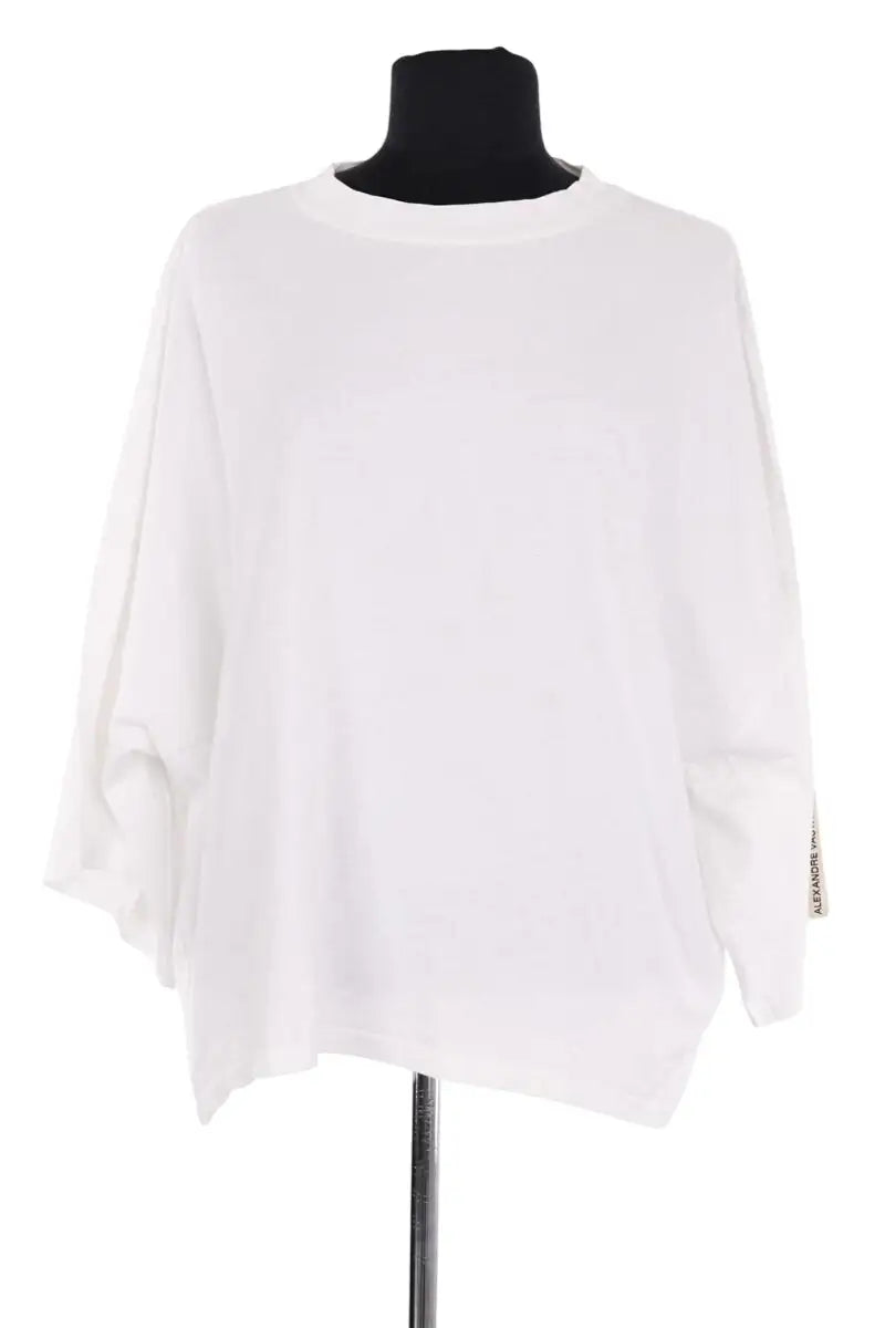 T-shirt Alexandre Vauthier Blanc en Coton, taille S - Seconde Main