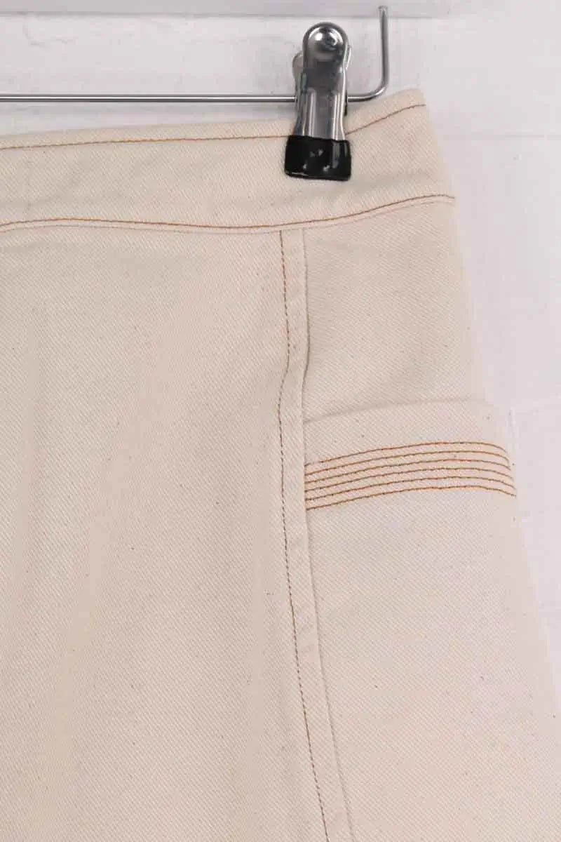 Jupe Sézane Beige en Coton