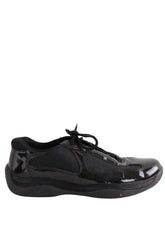 Baskets Prada america's cup Noir en Cuir, taille 37 - Seconde Main